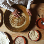 making fregola pasta