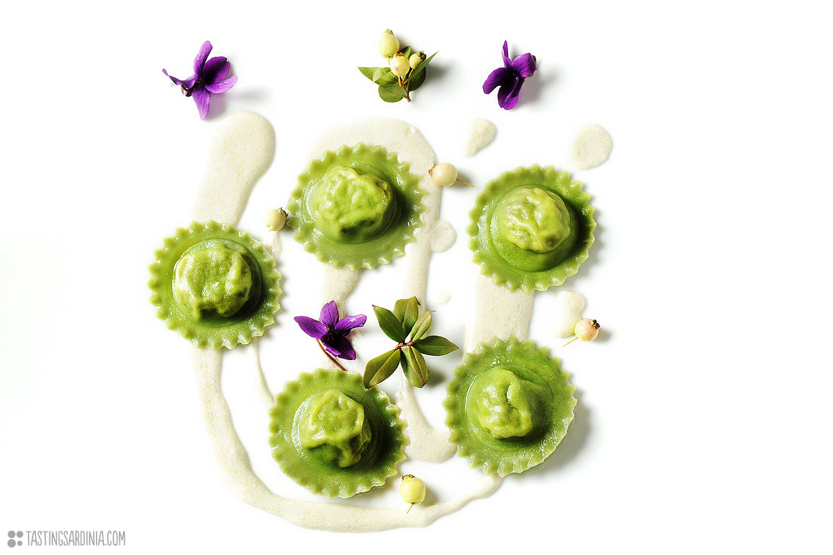 green ravioli combining innovation and tradition