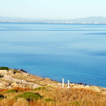 a view from the phoenician city of Tharros