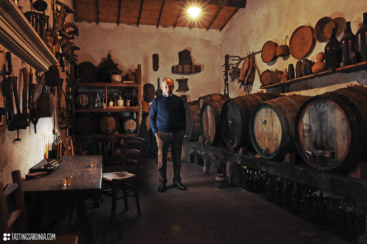 old traditional vernaccia wine cellar