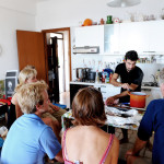 our local insider Ivo teaching how to prepare a delicious fish soup