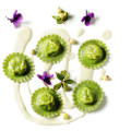 green ravioli combining innovation and tradition