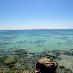 crystal clear water in Mal di Ventre island