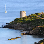 one of the many sighting towers in the Sinis region