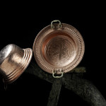 well decorated handicraft by Luigi Pitzalis coppersmith in his workshop