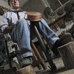 a workshop of coppersmith today is full of same ancient tools you'd find centuries ago